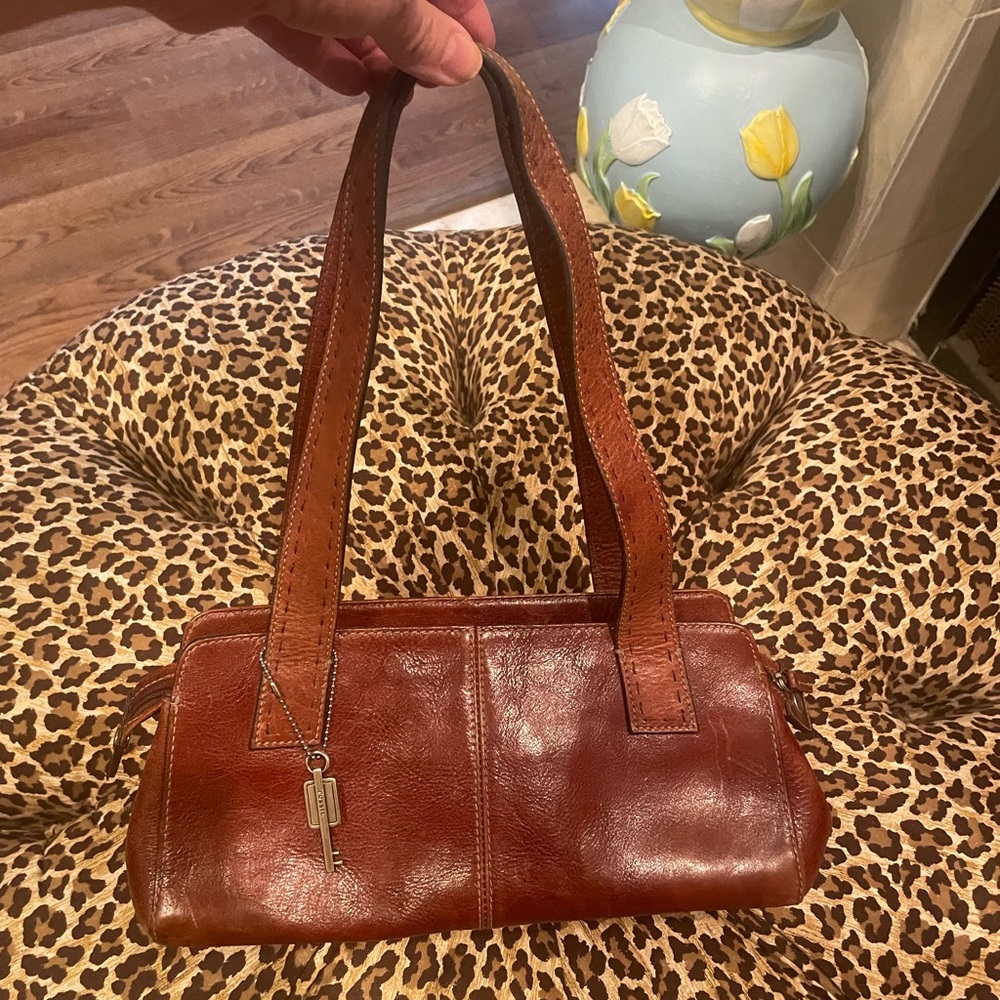 Fossil handbag small tag key